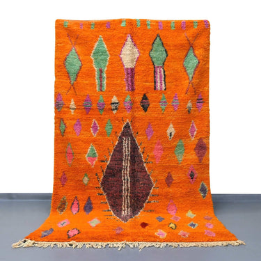 Moroccan Vintage Rug 5.5 x 9.4 feet / 168 x 288 cm - Ettilux Home